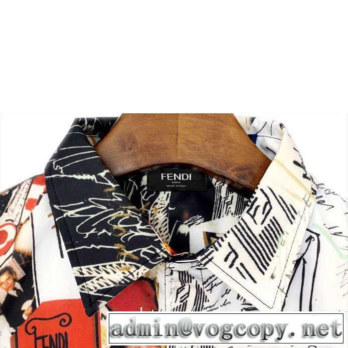 今年の秋冬のトレンド激安セール フェンディ FENDI シャツ 2019秋冬トレンドアイテム