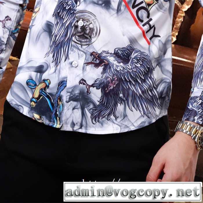 人気ファッション雑誌でも掲載 2019秋冬トレンドアイテム ジバンシー GIVENCHY シャツ 2色可選