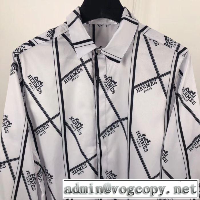 HERMES夏に良く似合うちょっと新品 2色可選 シャツ 2019春夏は人気定番 エルメス季節感のあるファッション