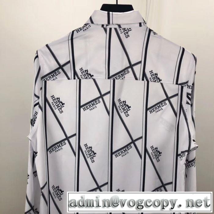 HERMES夏に良く似合うちょっと新品 2色可選 シャツ 2019春夏は人気定番 エルメス季節感のあるファッション