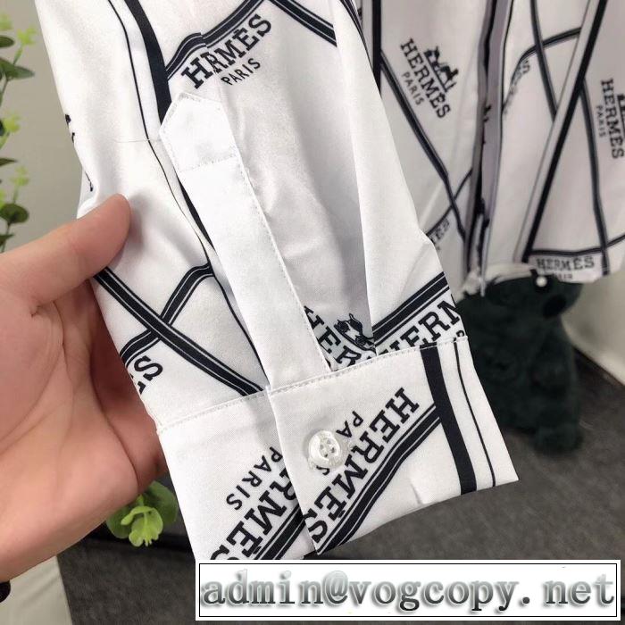 HERMES夏に良く似合うちょっと新品 2色可選 シャツ 2019春夏は人気定番 エルメス季節感のあるファッション