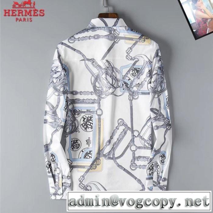 馴染みやすいスタイル美品 エルメス HERMES 2019年夏の一押しファッションアイテム 2色可選 シャツ