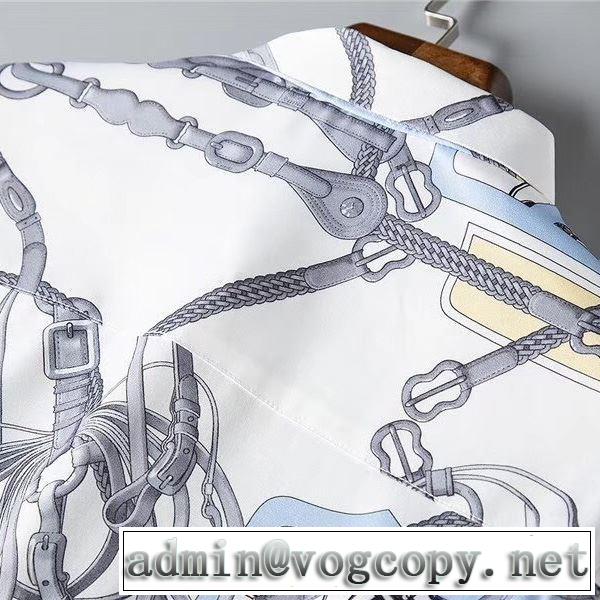 馴染みやすいスタイル美品 エルメス HERMES 2019年夏の一押しファッションアイテム 2色可選 シャツ