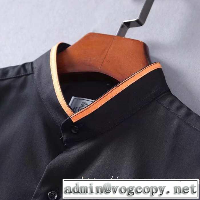 メンズ シャツ 激安 最高級通販 エルメス スーパーコピー ロング シャツHERMES 服サイズ感着こなし カジュアル シンプル 逸品