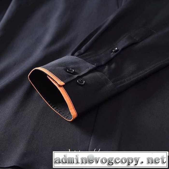 メンズ シャツ 激安 最高級通販 エルメス スーパーコピー ロング シャツHERMES 服サイズ感着こなし カジュアル シンプル 逸品