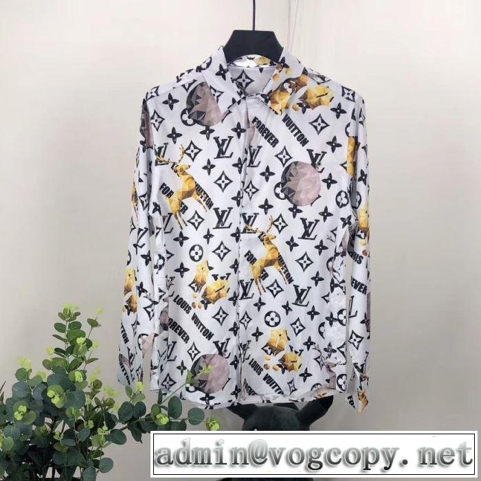  人気夏ファションおすすめ 3色可選 ルイ ヴィトン2019春夏は人気定番  LOUIS VUITTON  シャツ