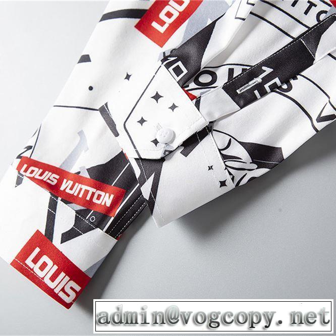 ブランドの話題の新作も！ 2色可選 ルイ ヴィトン LOUIS VUITTON  シャツ2019春夏人気トレンドアイテム