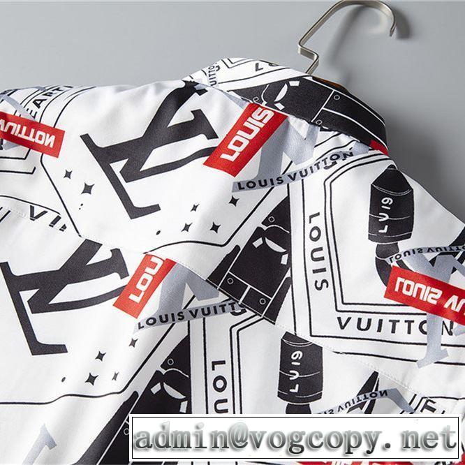 ブランドの話題の新作も！ 2色可選 ルイ ヴィトン LOUIS VUITTON  シャツ2019春夏人気トレンドアイテム