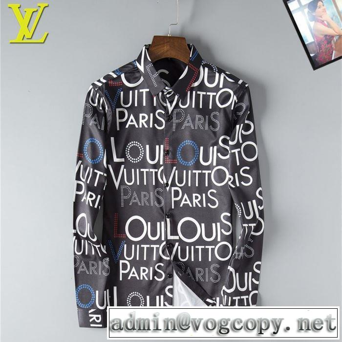 ブランドの話題の新作も！ 2色可選 ルイ ヴィトン LOUIS VUITTON  シャツ2019春夏人気トレンドアイテム