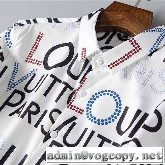 ブランドの話題の新作も！ 2色可選 ルイ ヴィトン LOUIS VUITTON  シャツ2019春夏人気トレンドアイテム