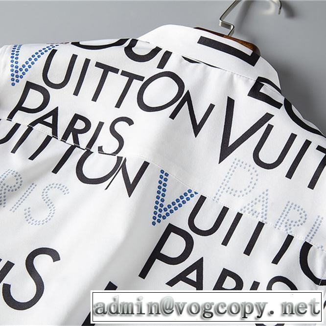 ブランドの話題の新作も！ 2色可選 ルイ ヴィトン LOUIS VUITTON  シャツ2019春夏人気トレンドアイテム