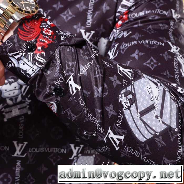 2019秋のファッショントレンドはこれ 秋にはやる最新作を先取り ルイ ヴィトン LOUIS VUITTON シャツ 2色可選