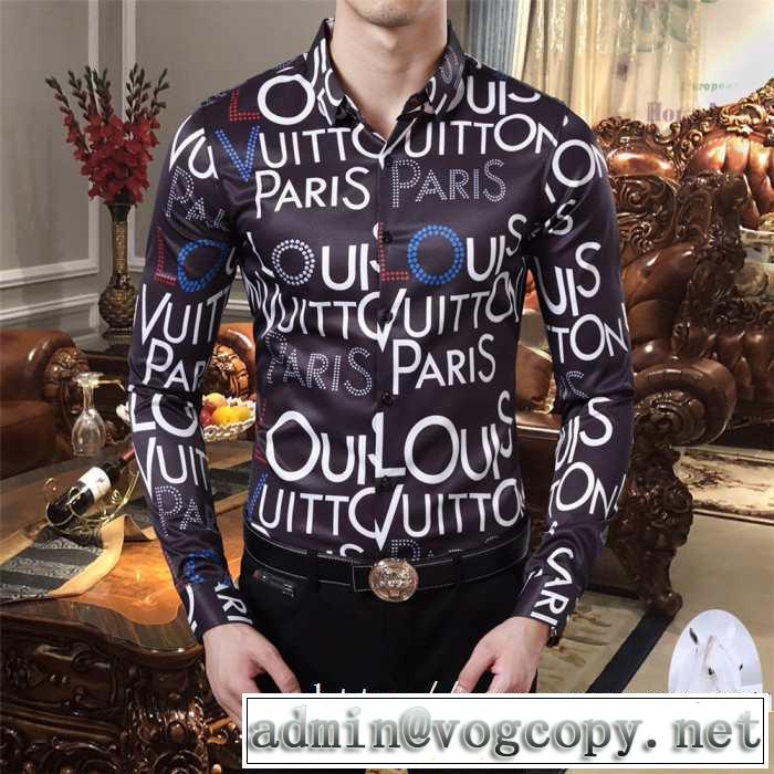 秋冬ファッションコーディネート ルイ ヴィトン LOUIS VUITTON シャツ 2色可選 2019-20秋冬取り入れやすい