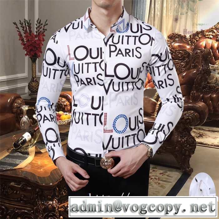秋冬ファッションコーディネート ルイ ヴィトン LOUIS VUITTON シャツ 2色可選 2019-20秋冬取り入れやすい
