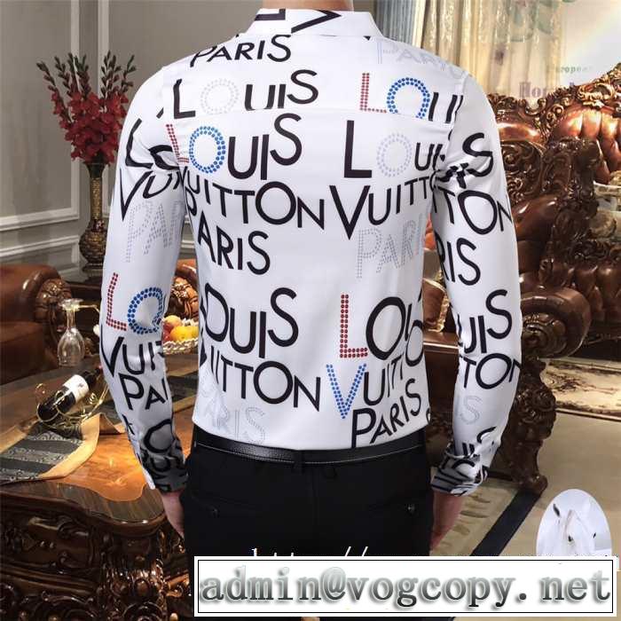秋冬ファッションコーディネート ルイ ヴィトン LOUIS VUITTON シャツ 2色可選 2019-20秋冬取り入れやすい