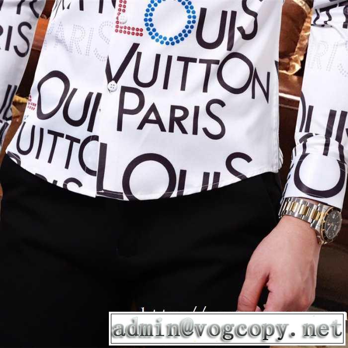 秋冬ファッションコーディネート ルイ ヴィトン LOUIS VUITTON シャツ 2色可選 2019-20秋冬取り入れやすい