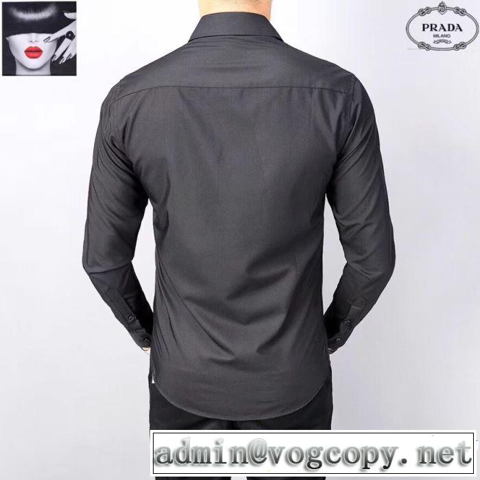 プラダ PRADA 2色可選 2019春夏も引き続きトレンド  長袖 /ロンT/ロングT/ロングTシャツ 夏の王道　適度な上品さ