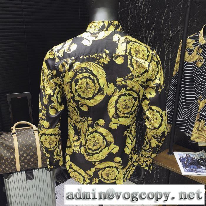 2019春夏も引き続き人気セール ヴェルサーチVERSACE 長袖 /ロンT/ロングT/ロングTシャツ 甘過ぎず大人な印象に