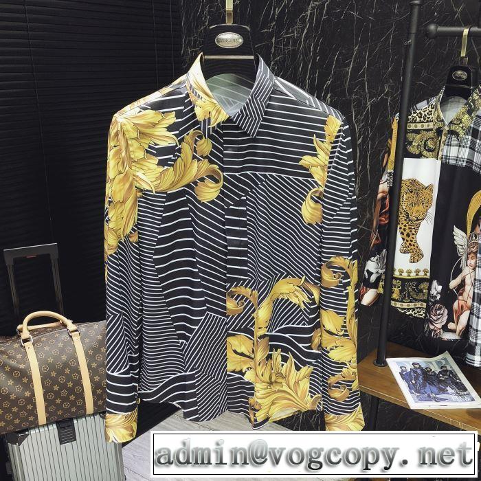  長袖 /ロンT/ロングT/ロングTシャツ 大人っぽく見せ新作 ヴェルサーチVERSACE 2019夏ファション新品