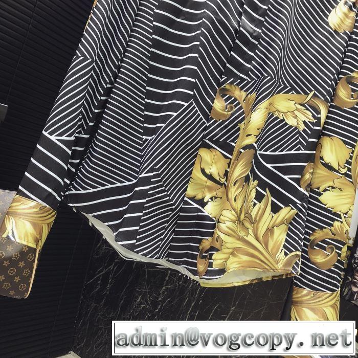 長袖 /ロンT/ロングT/ロングTシャツ 大人っぽく見せ新作 ヴェルサーチVERSACE 2019夏ファション新品