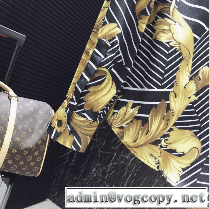 長袖 /ロンT/ロングT/ロングTシャツ 大人っぽく見せ新作 ヴェルサーチVERSACE 2019夏ファション新品