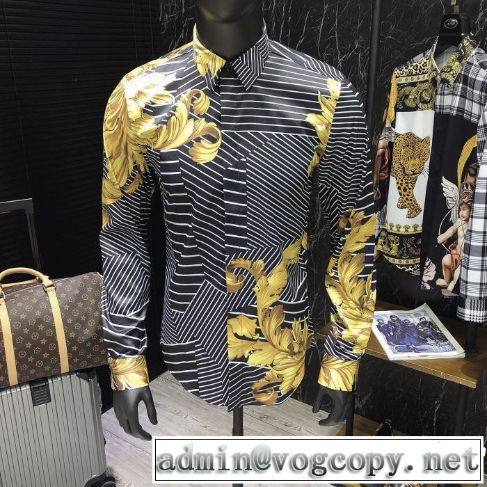 長袖 /ロンT/ロングT/ロングTシャツ 大人っぽく見せ新作 ヴェルサーチVERSACE 2019夏ファション新品