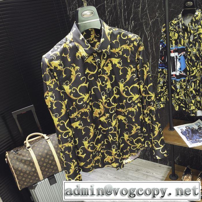 ヴェルサーチVERSACE 2019年春夏のトレンドアイテム 長袖 /ロンT/ロングT/ロングTシャツ 夏のフレッシュな気分に