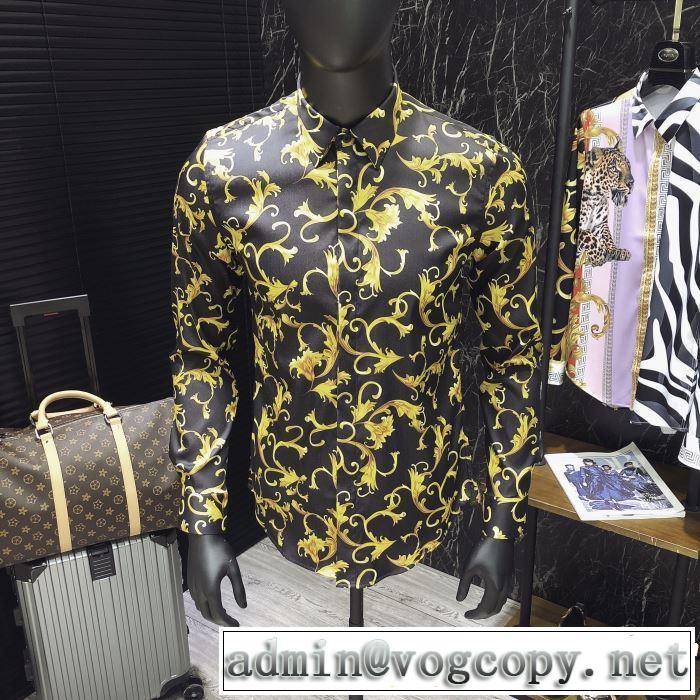 ヴェルサーチVERSACE 2019年春夏のトレンドアイテム 長袖 /ロンT/ロングT/ロングTシャツ 夏のフレッシュな気分に