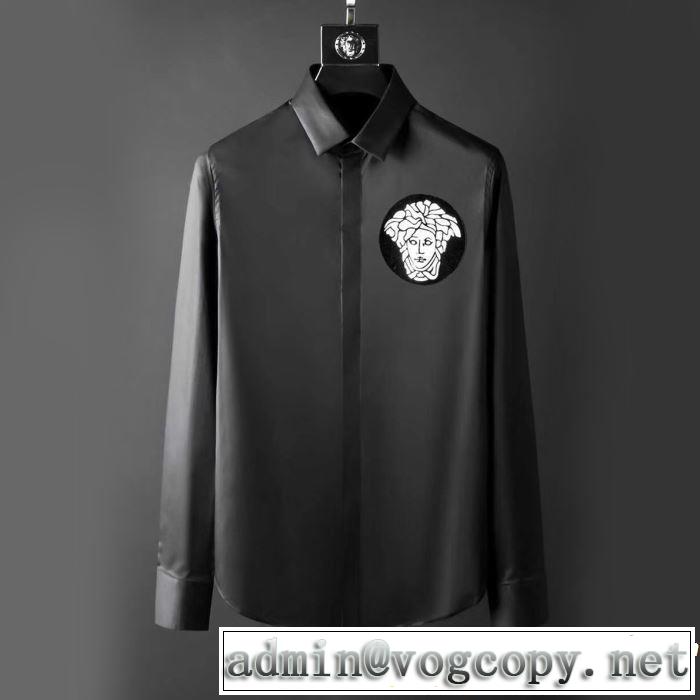  2色可選 ヴェルサーチVERSACE 2019春夏のトレンド新商品 長袖 /ロンT/ロングT/ロングTシャツ知的優秀アイテム
