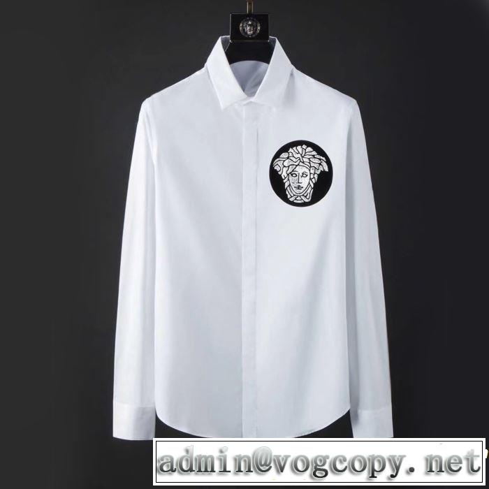 2色可選 ヴェルサーチVERSACE 2019春夏のトレンド新商品 長袖 /ロンT/ロングT/ロングTシャツ知的優秀アイテム