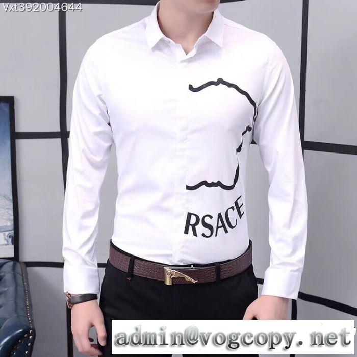  洗練されたスタイル 2019年春夏流行ファッション 長袖 /ロンT/ロングT/ロングTシャツ  ヴェルサーチVERSACE