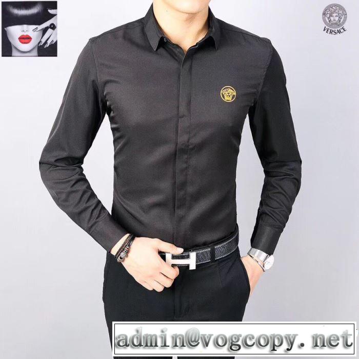  定番のスタイル春夏限定 2色可選 ヴェルサーチVERSACE 長袖 /ロンT/ロングT/ロングTシャツ2019夏ファション新品 