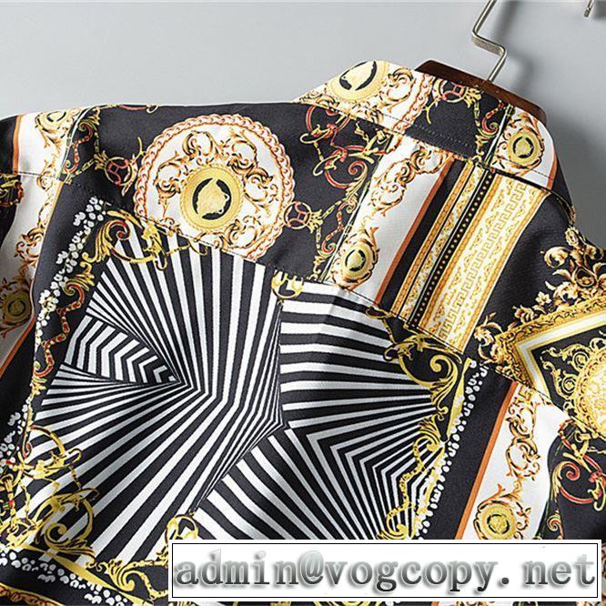 トレンド感があって涼しげ シャツ ヴェルサーチ2019春夏のトレンド新商品 VERSACE