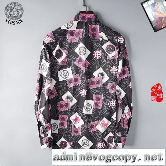 大胆にデザインオシャレ新品 VERSACE  2019SSのトレンド商品シャツ ヴェルサーチ