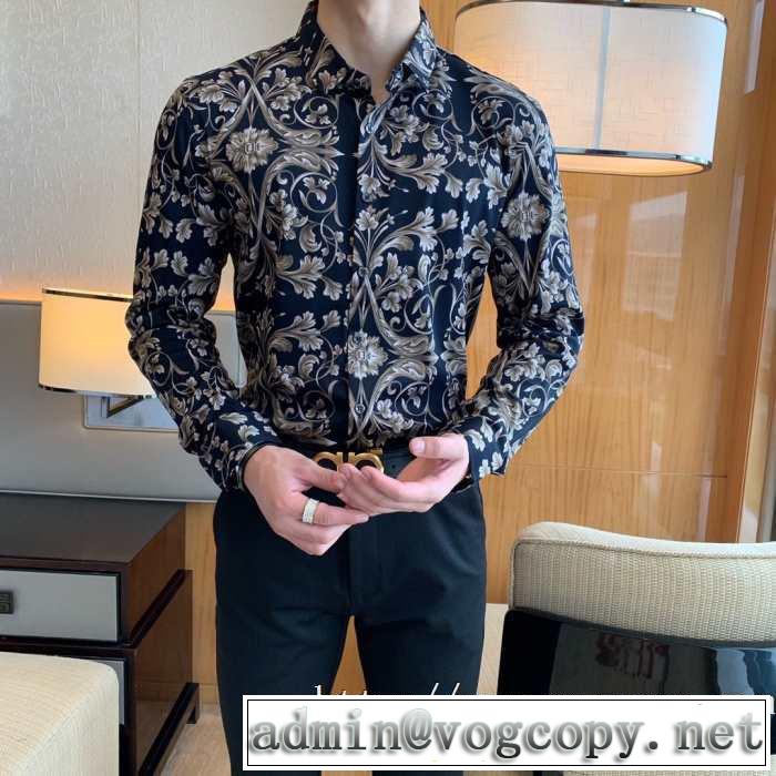 2019-20秋冬トレンドファッション 今から取り入れられるトレンド ヴェルサーチ VERSACE シャツ