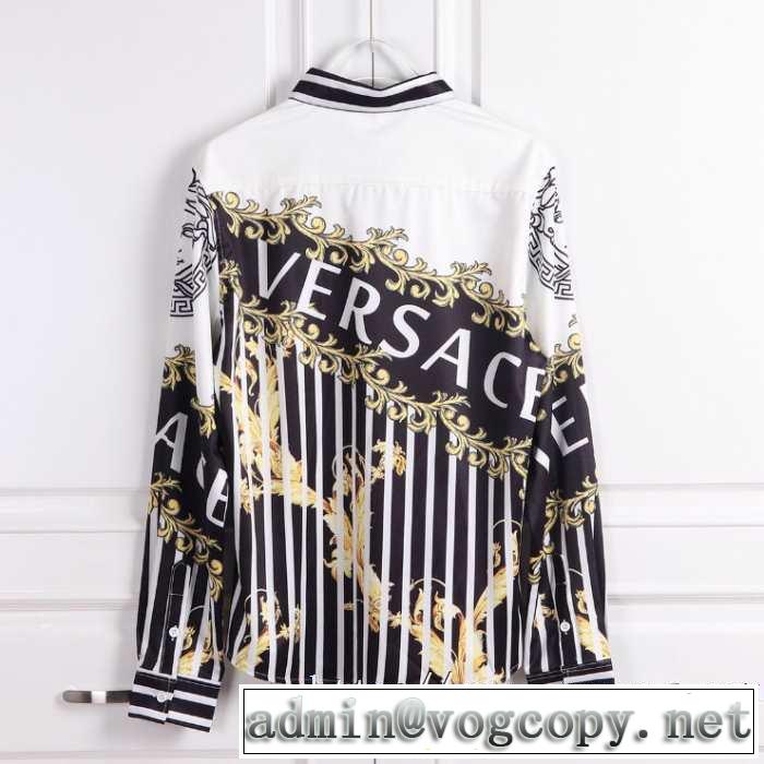 シャツ 最重要！2019秋冬トレンド 絶対おさえるべきカラーと最新 ヴェルサーチ VERSACE