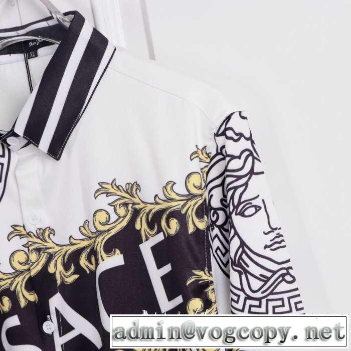 シャツ 最重要！2019秋冬トレンド 絶対おさえるべきカラーと最新 ヴェルサーチ VERSACE