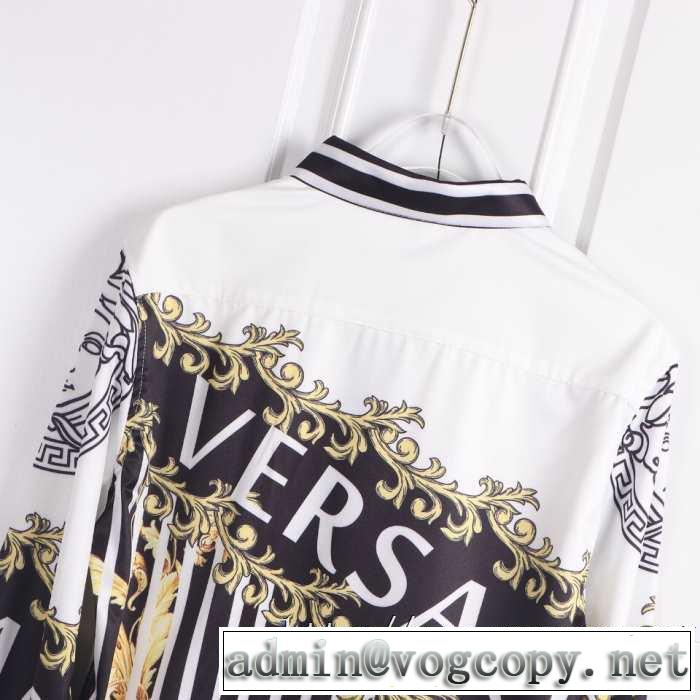 シャツ 最重要！2019秋冬トレンド 絶対おさえるべきカラーと最新 ヴェルサーチ VERSACE