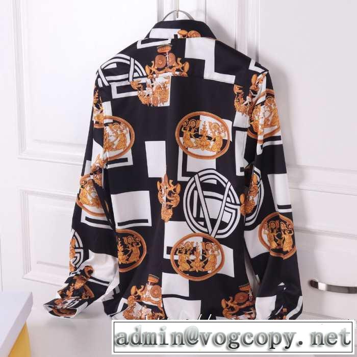 ヴェルサーチ VERSACE シャツ 秋冬にお世話になる定番 2019トレンドファッション新品