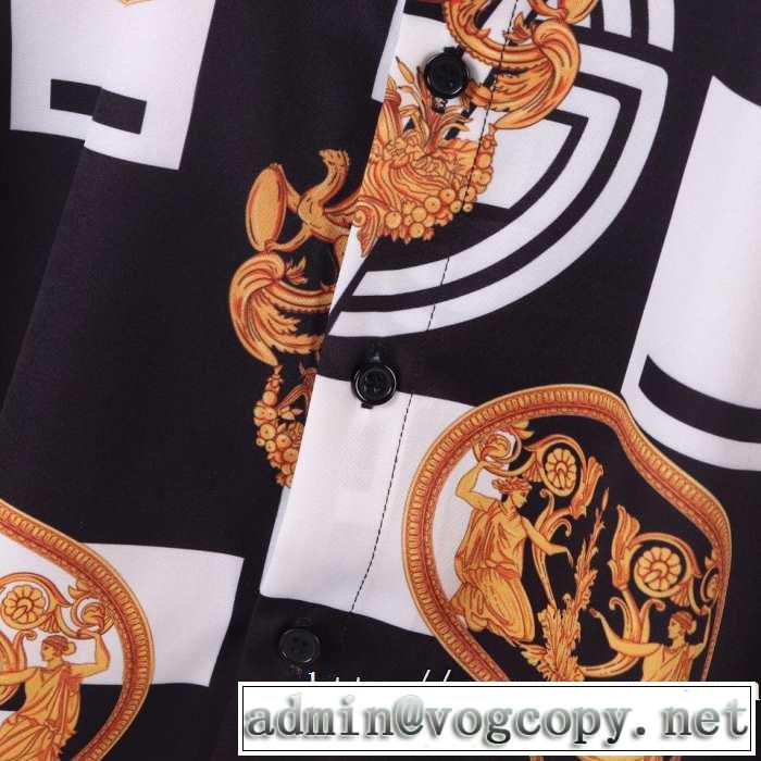 ヴェルサーチ VERSACE シャツ 秋冬にお世話になる定番 2019トレンドファッション新品