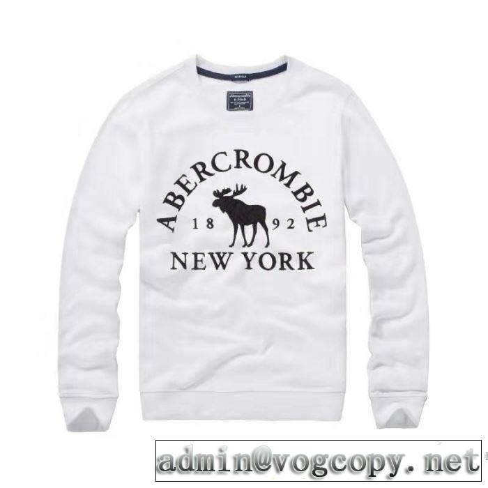 まずは定番！人気アイテム アバクロンビー&フィッチ Abercrombie & Fitch  長袖Tシャツ 2色可選 2019年最新ファッション