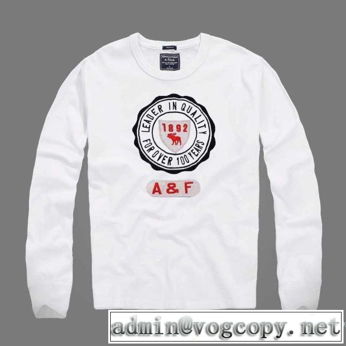 アバクロンビー&フィッチ Abercrombie & Fitch  長袖Tシャツ 4色可選 【2019年】夏のファッション 爽やかカジュアル人気