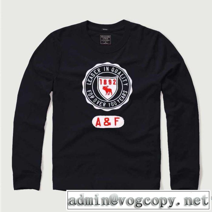 アバクロンビー&フィッチ Abercrombie & Fitch  長袖Tシャツ 4色可選 【2019年】夏のファッション 爽やかカジュアル人気