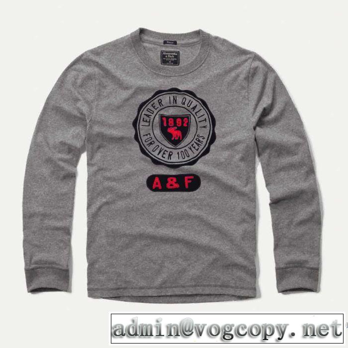 アバクロンビー&フィッチ Abercrombie & Fitch  長袖Tシャツ 4色可選 【2019年】夏のファッション 爽やかカジュアル人気