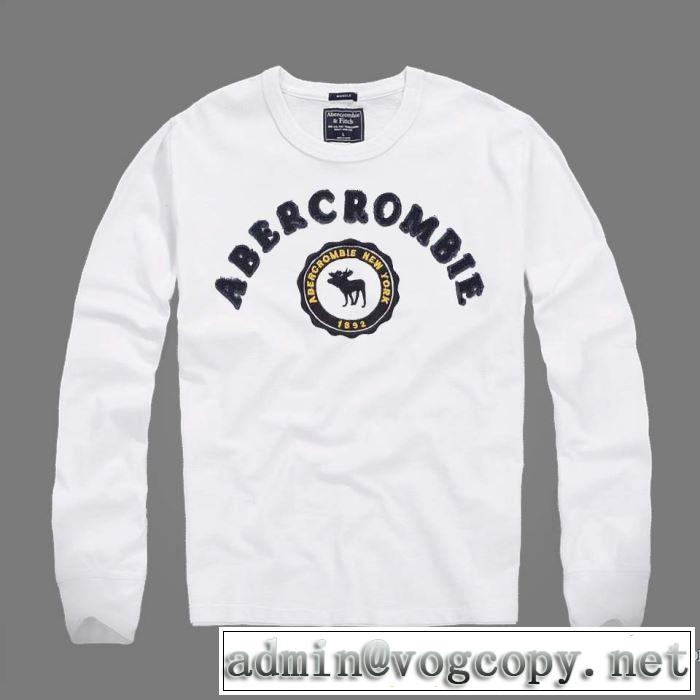 3色可選 長袖Tシャツ 2019年春夏のトレンドアイテム クラシカルな雰囲気 アバクロンビー&フィッチ Abercrombie & Fitch