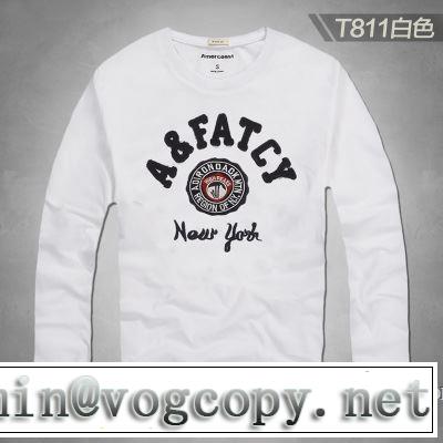 アバクロンビー&フィッチ Abercrombie & Fitch  長袖Tシャツ 2色可選 今季トレンドの限定アイテム 2019年の夏のマスト