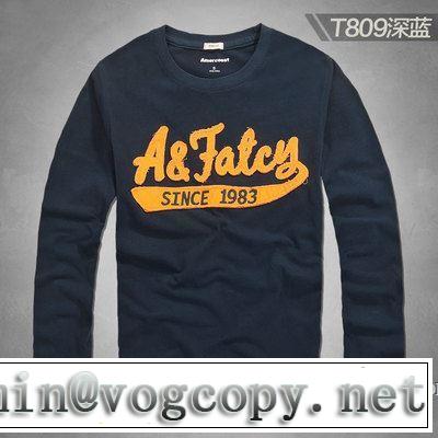 大人っぽく着こなし 2019春夏の大注目トレンド アバクロンビー&フィッチ Abercrombie & Fitch  長袖Tシャツ 2色可選