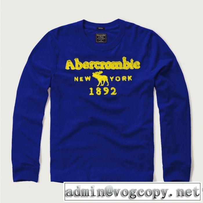 大人の可愛さを引き立て 2019年春夏流行ファッション アバクロンビー&フィッチ Abercrombie & Fitch  長袖Tシャツ 2色可選