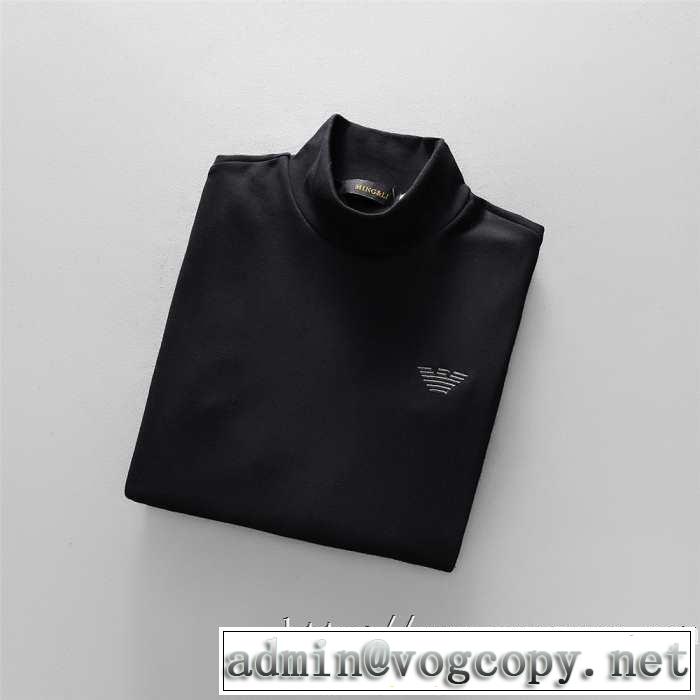長袖Tシャツ2019トレンド秋冬おすすめ安い 大人かわいい秋冬コーデを楽しみ アルマーニ ARMANI