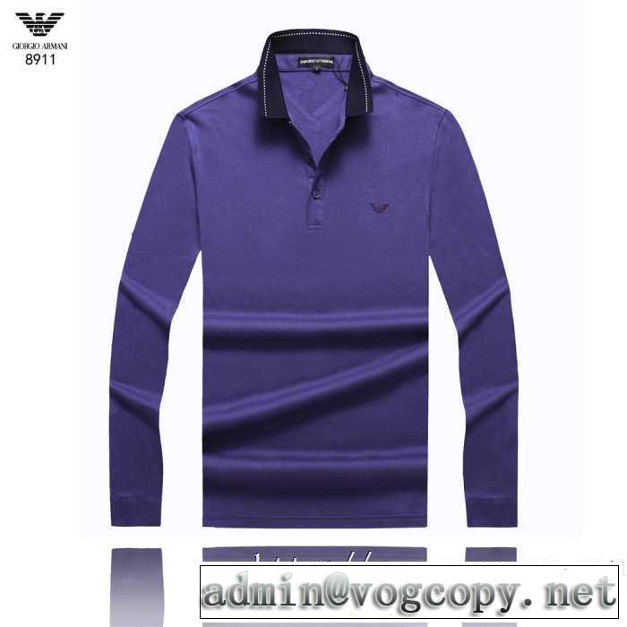 2019秋冬トレンドデザイン アルマーニ ARMANI 長袖Tシャツ 3色可選 今年注目すべき秋冬ファッション